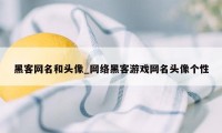 黑客网名和头像_网络黑客游戏网名头像个性